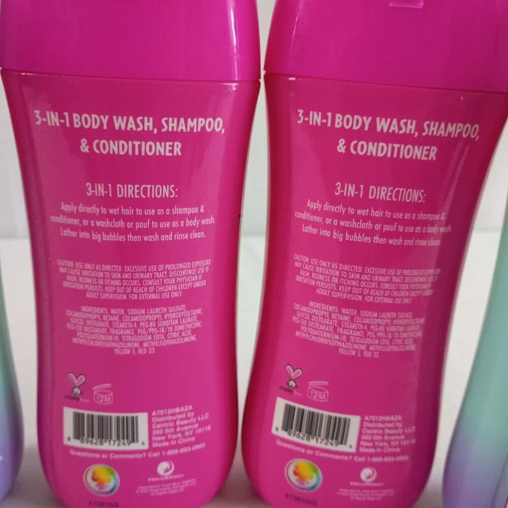 Disney Stitch & Trolls 4pc Bath Set Body Wash Shampoo 8oz Each New Sealed